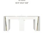 Double nail table manicure table with vent