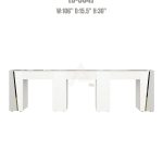 Triple nail table manicure table