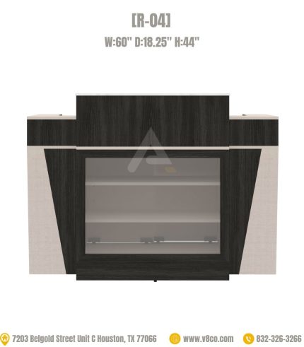 Reception desk show case