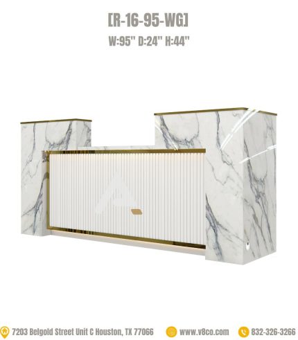 Reception Desk R-16-95-WG-2 Luxe