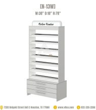 Nail polish stand rack gray