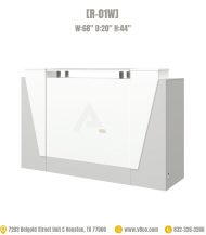 Salon reception desk counter