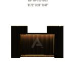 Reception desk with counter