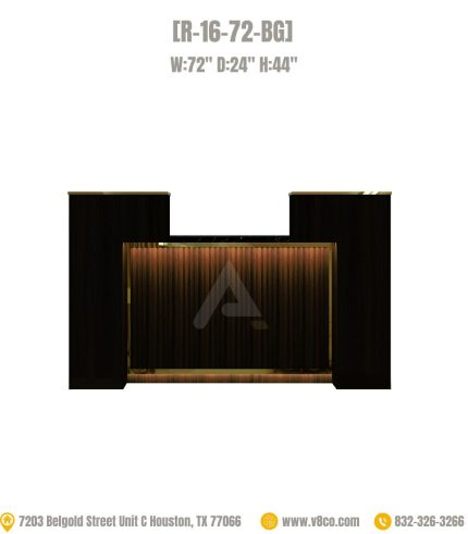 Reception desk with counter
