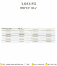 Dip Powder Cabinet, Nail Polish Cabinet N-128-8-WG-1