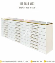 Dip powder cabinet, nail polish cabinet 94.5 inch