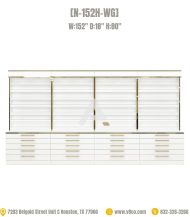 Nail Polish Display Cabinet N-152H-WG-1 Luxe