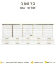 Nail Polish Cabinet N-190H-WG-1 Luxe