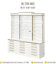 Nail salon polish rack dip powder cabinet