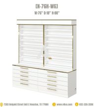 Polish Powder Display Cabinet N-76H-WG-2 Luxe