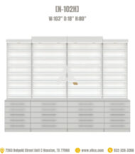 Nail polish display cabinet 103 inch