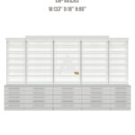 Nail polish display cabinet 133"