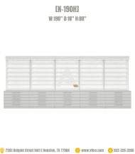 Nail polish display cabinet 190H Savona