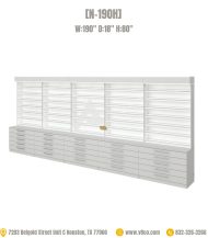 Nail polish display cabinet 190H2 Savona