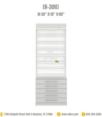 Polish Powder Display Cabinet