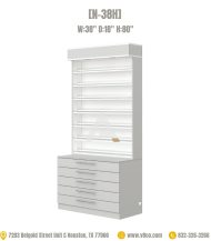 Polish Powder Display Cabinet