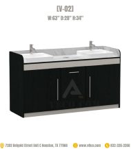 Double sink for salon