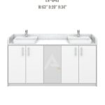 Double sink for salon