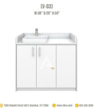 Sink for salon single sink