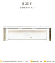 Triple nail table with vent