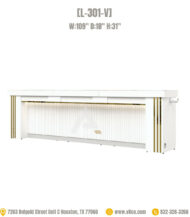 Triple nail table with vent