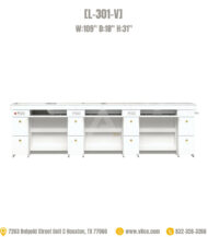 Triple nail table with vent