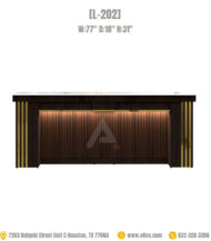 Manicure table with drawers