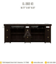 Double Nail Table Marble Top