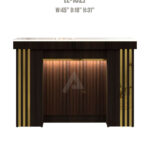 Nail technician table marble top