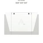 Salon reception desk reception counter