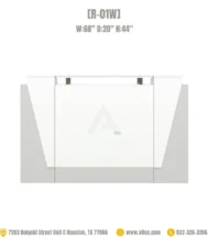 Salon reception desk reception counter