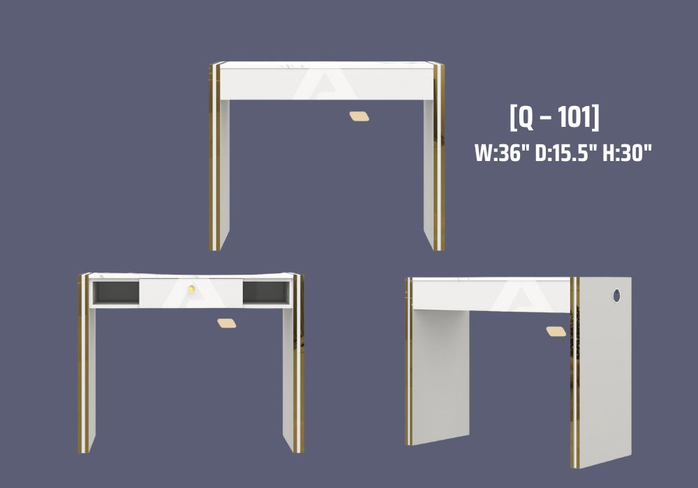 Nail tech desk is suitable for any salon space