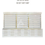 Nail polish cabinet polish rack