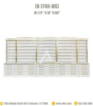 Nail polish display rack 172 inch