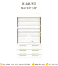 New nail polish display rack 44 inch