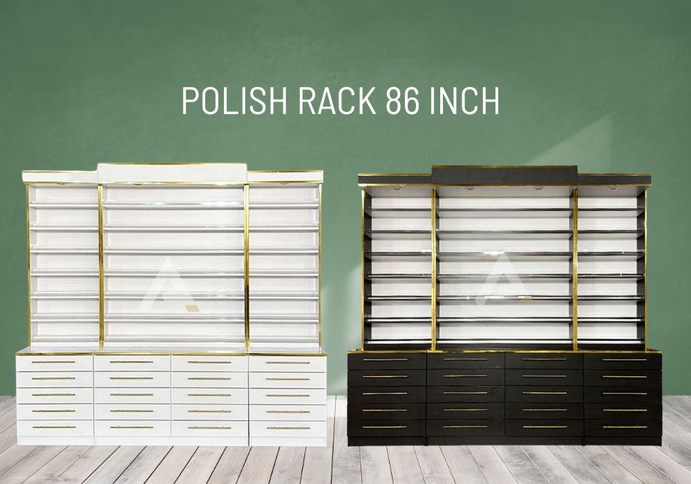 polish rack 86 inch
