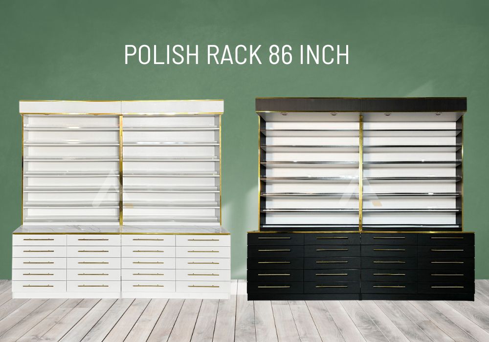 polish rack nail polish display cabinet