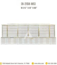 Nail polish display rack 215 inch