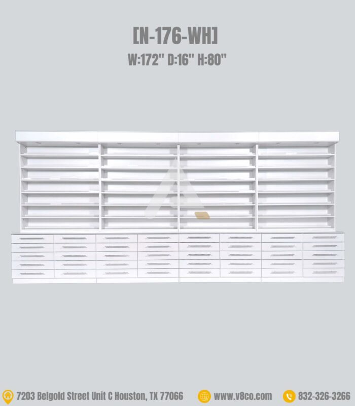 Nail polish storage cabinet