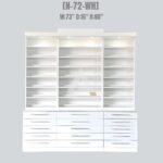 Nail polish rack with led