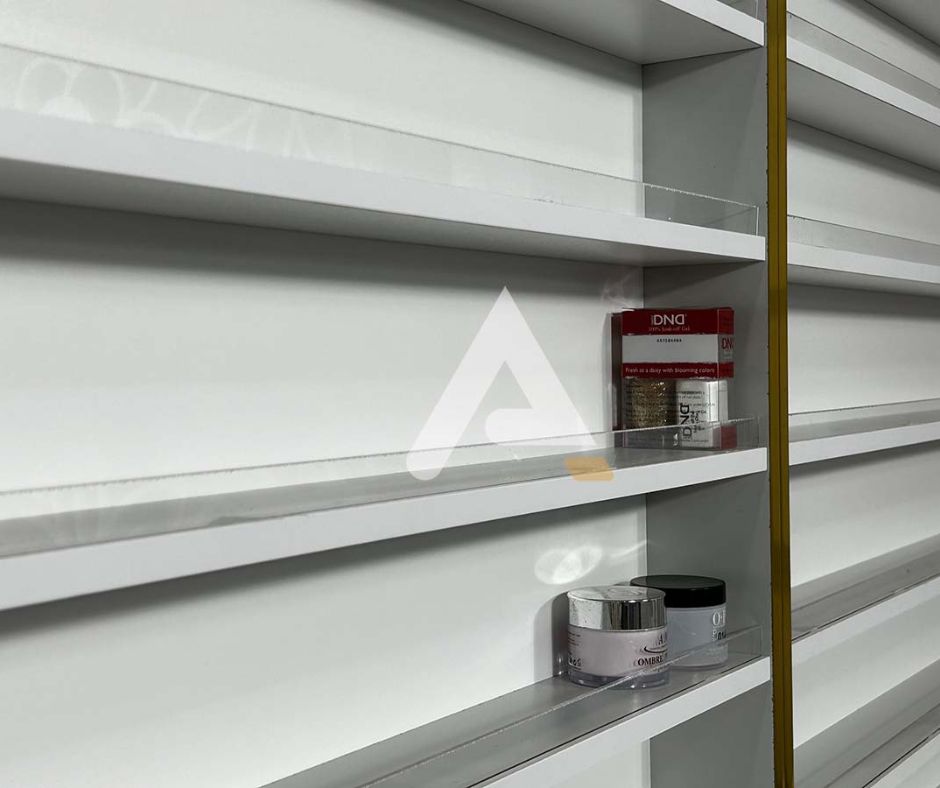 Wall mount nail polish rack hanging nail polish rack 