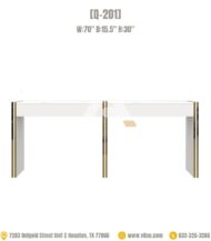 Double nail tables manicure tables