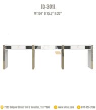 Triple nail table manicure table